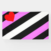 Leather Girl Pride Flag Banner (Horizontal)