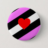 Leather Girl Pride Flag Button (Vorderseite)