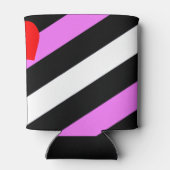 Leather Girl Pride Flag Dosenkühler (Rückseite)