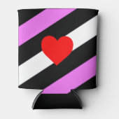 Leather Girl Pride Flag Dosenkühler (Vorderseite)