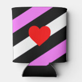 Leather Girl Pride Flag Dosenkühler (Rückseite)