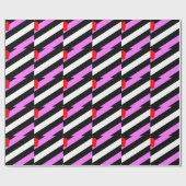 Leather Girl Pride Flag Geschenkpapier (Flach)