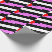 Leather Girl Pride Flag Geschenkpapier (Ecke)