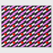 Leather Girl Pride Flag Geschenkpapier (Flach)