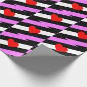 Leather Girl Pride Flag Geschenkpapier (Ecke)