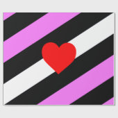 Leather Girl Pride Flag Geschenkpapier (Flach)