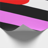 Leather Girl Pride Flag Geschenkpapier (Ecke)