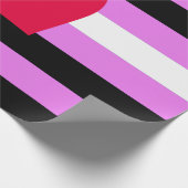 Leather Girl Pride Flag Geschenkpapier (Ecke)