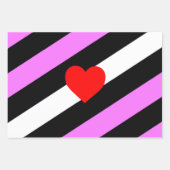 Leather Girl Pride Flag Geschenkpapier Set (Vorderseite 2)