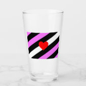 Leather Girl Pride Flag Glas (Vorderseite)