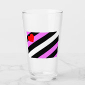 Leather Girl Pride Flag Glas (Vorderseite)