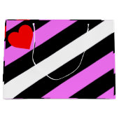 Leather Girl Pride Flag Große Geschenktüte (Vorderseite)