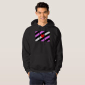 Leather Girl Pride Flag Hoodie (Vorne ganz)