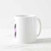 Leather Girl Pride Flag Kaffeetasse (VorderseiteRechts)