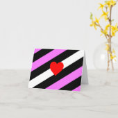 Leather Girl Pride Flag Karte (Gelbe Blume)