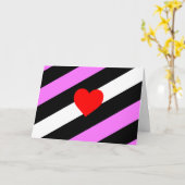 Leather Girl Pride Flag Karte (Gelbe Blume)