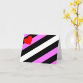 Leather Girl Pride Flag Karte (Gelbe Blume)