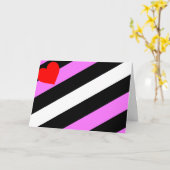 Leather Girl Pride Flag Karte (Gelbe Blume)