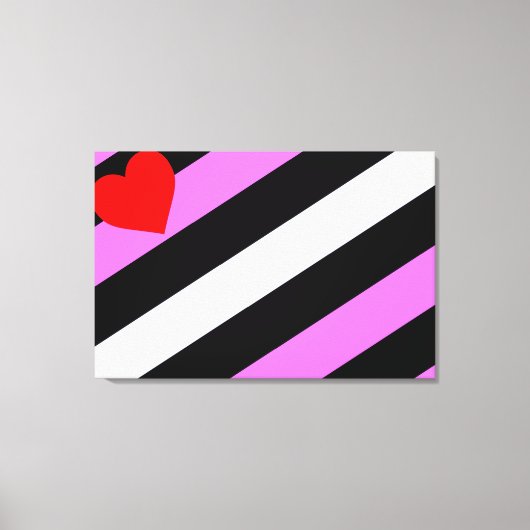 Leather Girl Pride Flag Leinwanddruck (Vorderseite)