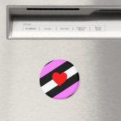 Leather Girl Pride Flag Magnet (In Situ (Geschirrspüler))