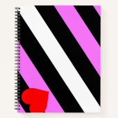 Leather Girl Pride Flag Notizblock (Vorderseite)