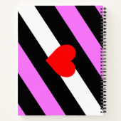 Leather Girl Pride Flag Notizblock (Rückseite)