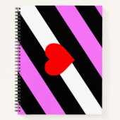 Leather Girl Pride Flag Notizblock (Vorderseite)