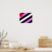 Leather Girl Pride Flag Poster (Küche)