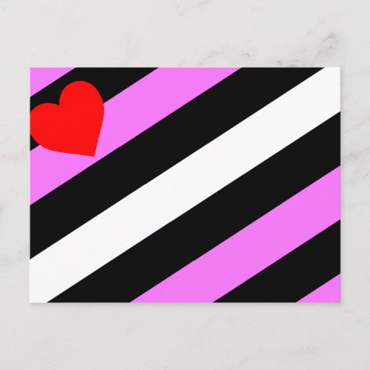 Leather Girl Pride Flag Postkarte (Vorderseite)
