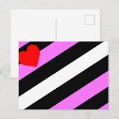 Leather Girl Pride Flag Postkarte (Vorne/Hinten)