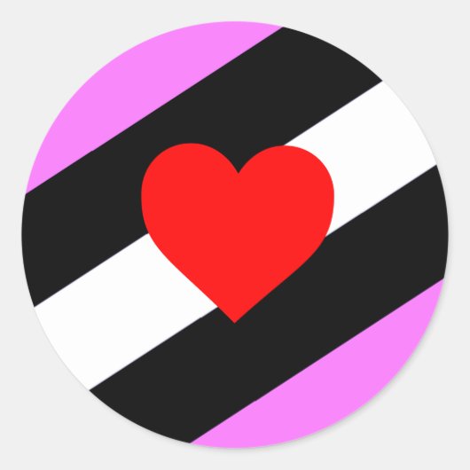 Leather Girl Pride Flag Runder Aufkleber (Vorderseite)