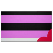 Leather Girl Pride Flag Stoff (Fat Quarter (45,7 x 55,9 cm))