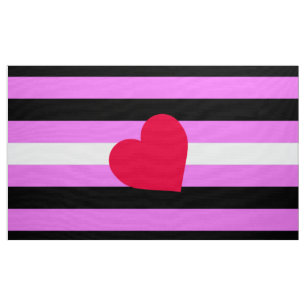 Leather Girl Pride Flag Stoff