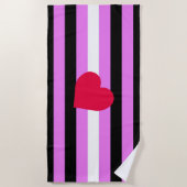 Leather Girl Pride Flag Strandtuch (Vorderseite)
