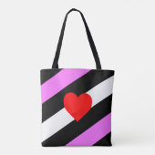 Leather Girl Pride Flag Tasche (Rückseite)