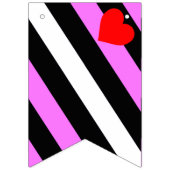 Leather Girl Pride Flag Wimpelkette (Dritte Fahne)