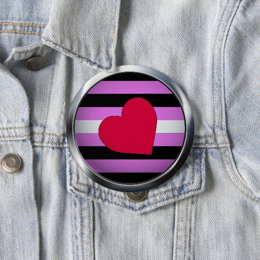 LEATHER GIRL PRIDE MEDALLION BUTTON (Beispiel)