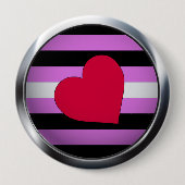 LEATHER GIRL PRIDE MEDALLION BUTTON (Vorderseite)