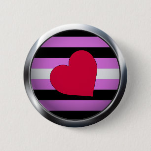 LEATHER GIRL PRIDE MEDALLION BUTTON