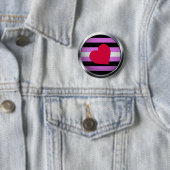 LEATHER GIRL PRIDE MEDALLION BUTTON (Beispiel)