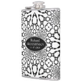 Leather Harness Geometrie personalisieren Hüftkolb Flachmann (Links)