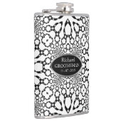 Leather Harness Geometrie personalisieren Hüftkolb Flachmann (Rechts)