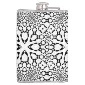 Leather Harness Geometrie personalisieren Hüftkolb Flachmann (Rückseite)