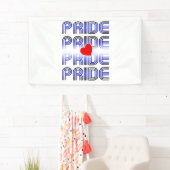 Leather Herz Retro Muster Banner (Insitu)