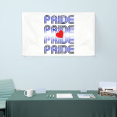 Leather Herz Retro Muster Banner (Messeveranstaltung)