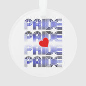 Leather Herz Retro Muster Ornament (Rückseite)