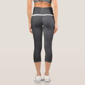 Leather High Waisted Capris (Rückseite)