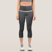Leather High Waisted Capris (Vorderseite)