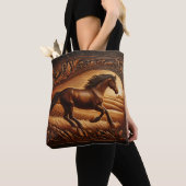 Leather Horse Ranch Sunset Tasche (Von Nahem)