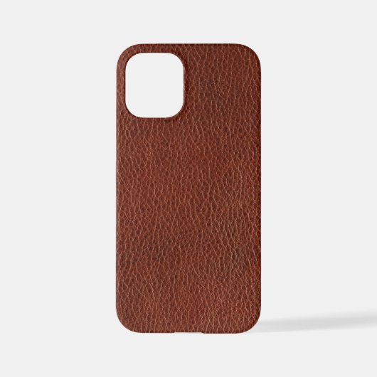 Leather iPhone 12 Mini iPhone Hülle (Rückseite)
